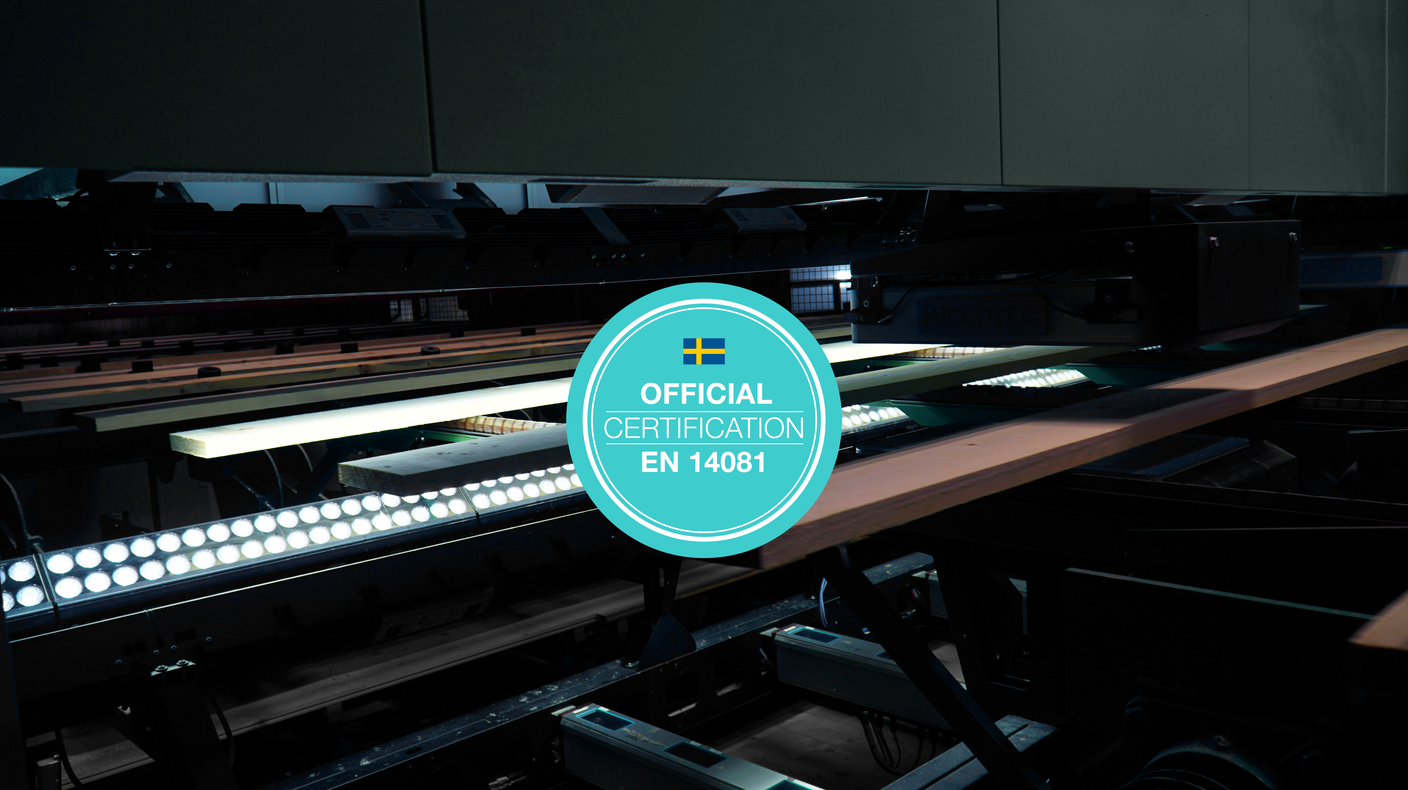 MiCROTEC receives Certification for Transverse Strength Grading in Sweden