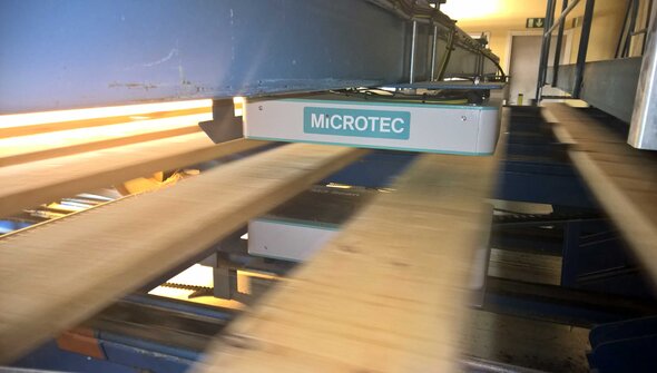 Norra Timber measures wood moisture according to EU standards Norra Timber measures wood moisture according to EU standards