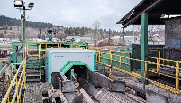 Logeye optimizes scanning and sorting at the log yard Logeye optimizes scanning and sorting at the log yard