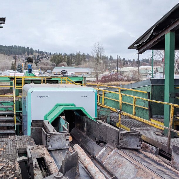 Logeye optimizes scanning and sorting at the log yard Logeye optimizes scanning and sorting at the log yard